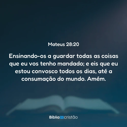 Mateus 28:20