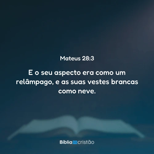 Mateus 28:3