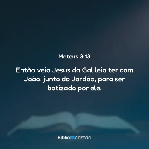 Mateus 3:13