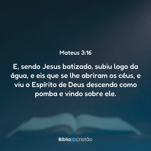 Mateus 3:16