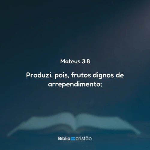 Mateus 3:8