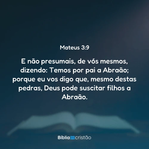 Mateus 3:9