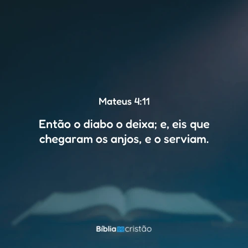 Mateus 4:11