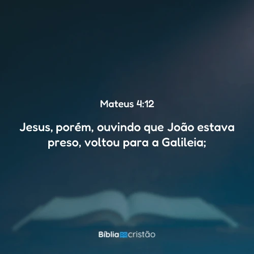 Mateus 4:12