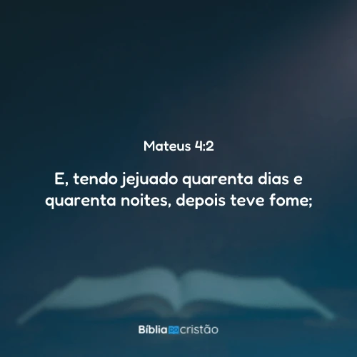 Mateus 4:2