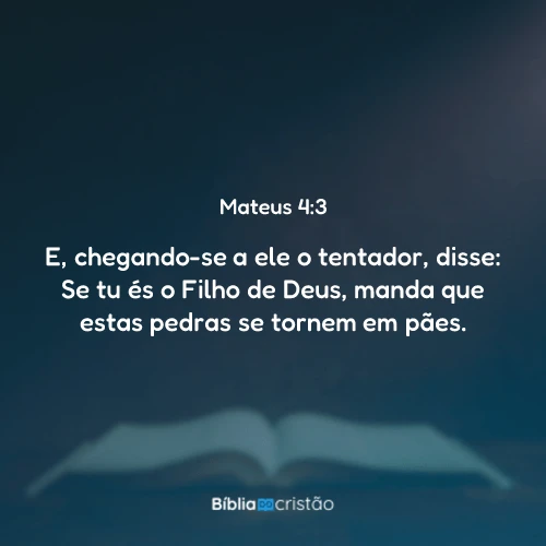 Mateus 4:3