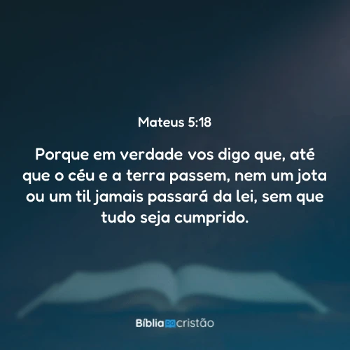 Mateus 5:18