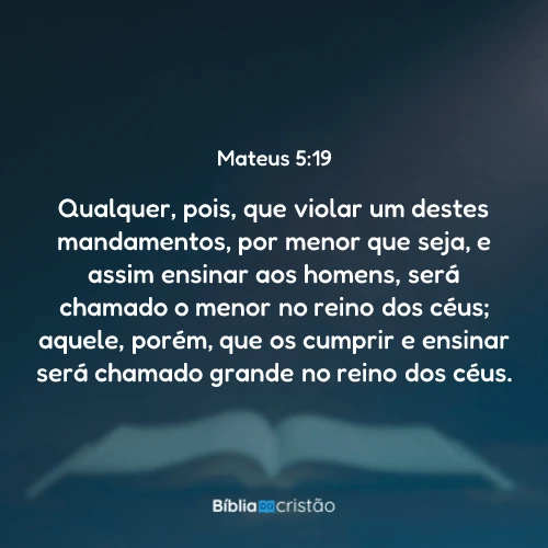 Mateus 5:19
