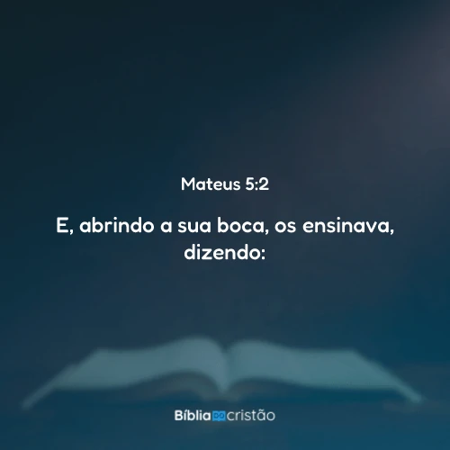 Mateus 5:2