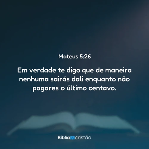 Mateus 5:26
