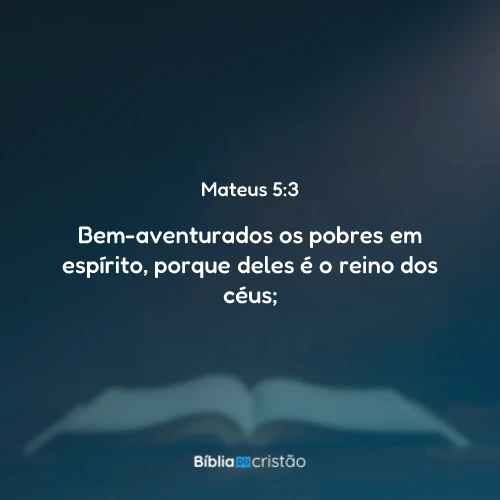 Mateus 5:3