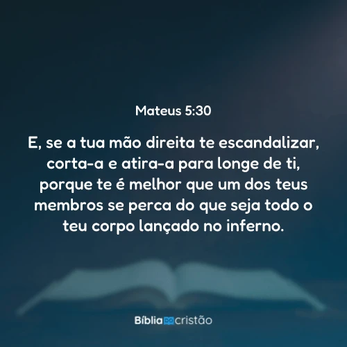Mateus 5:30