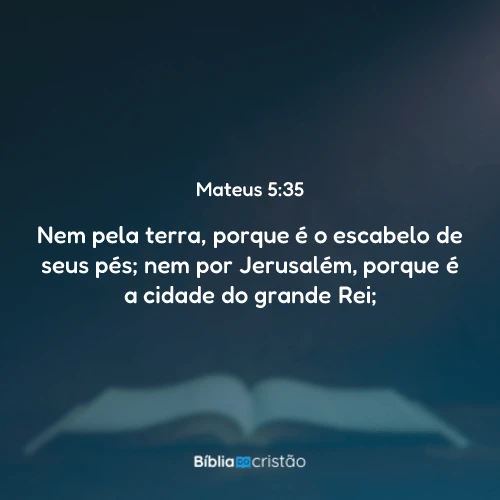 Mateus 5:35