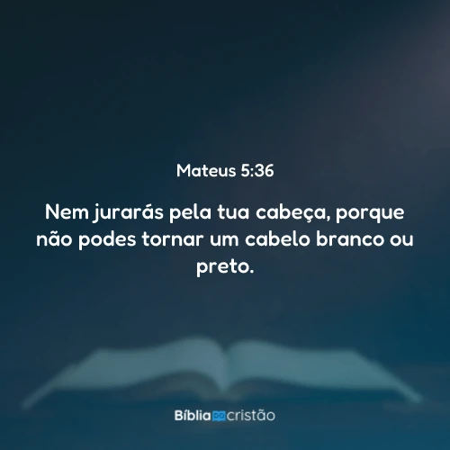 Mateus 5:36