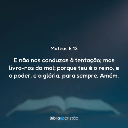 Mateus 6:13