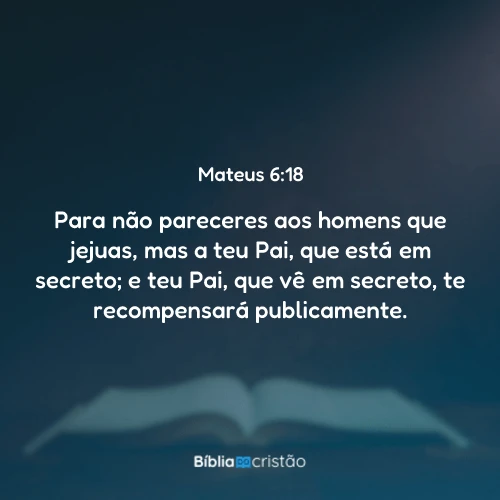 Mateus 6:18