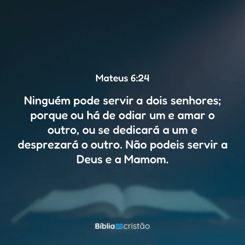 Mateus 6:24