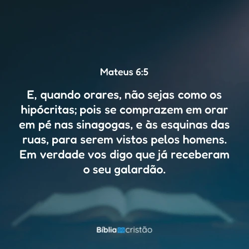 Mateus 6:5