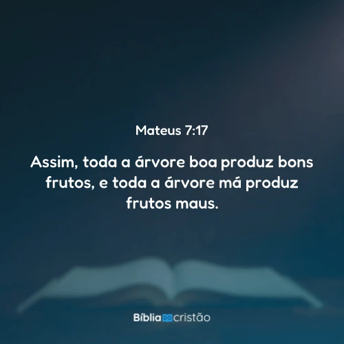 Mateus 7:17