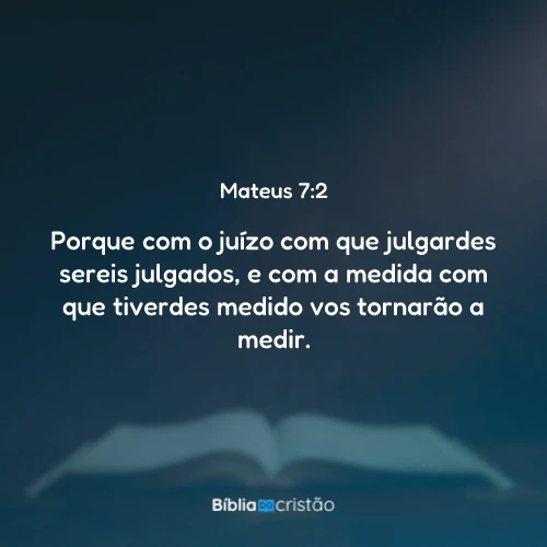 Mateus 7:2