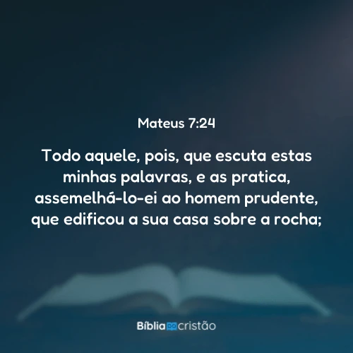 Mateus 7:24