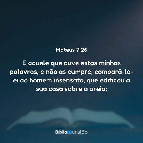 Mateus 7:26