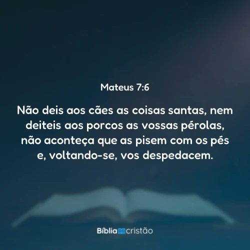Mateus 7:6