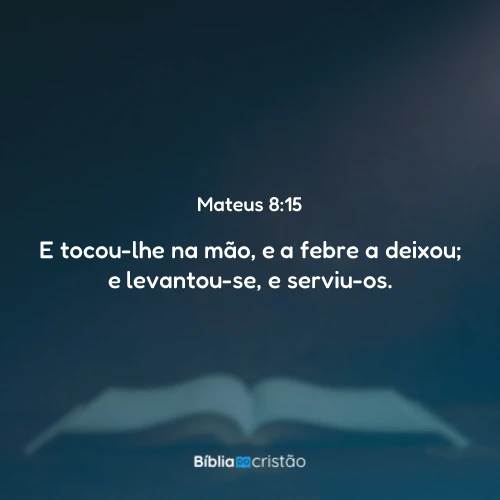 Mateus 8:15