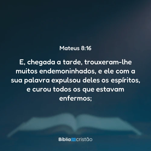 Mateus 8:16
