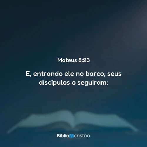 Mateus 8:23
