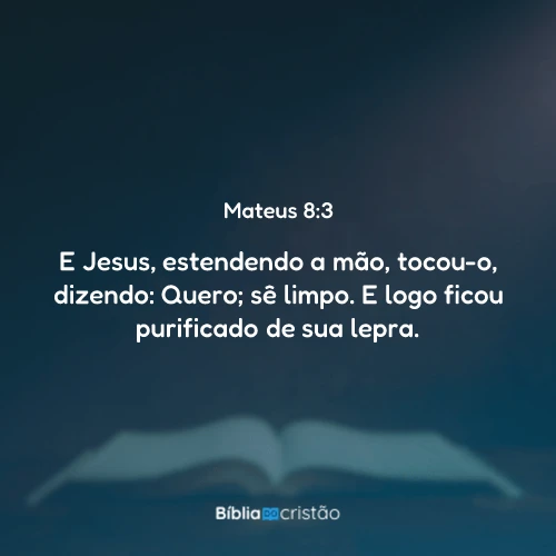 Mateus 8:3