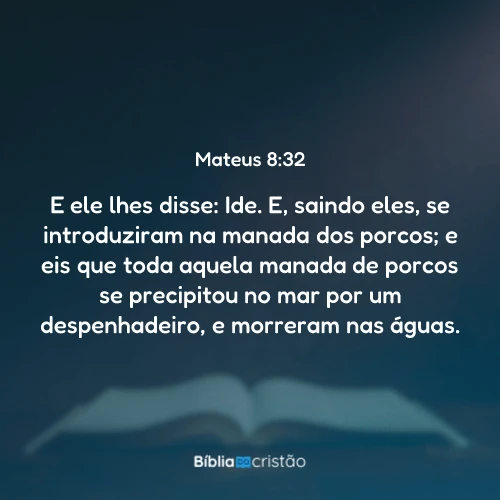 Mateus 8:32