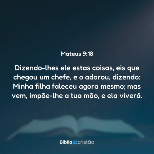 Mateus 9:18