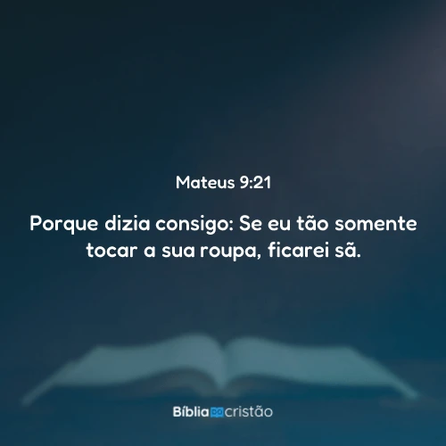 Mateus 9:21