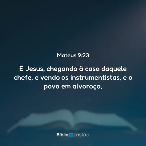 Mateus 9:23