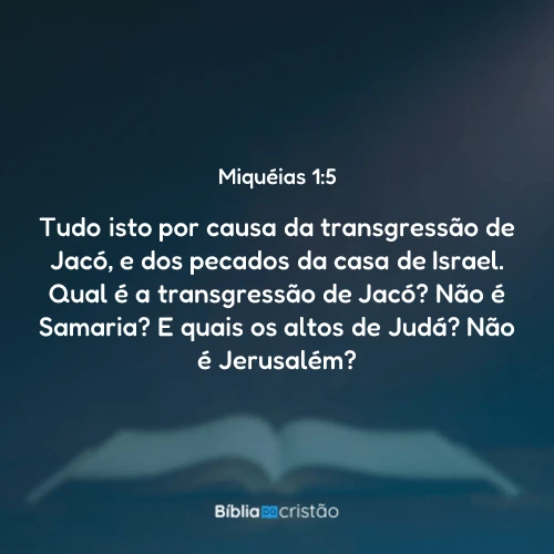 Miquéias 1:5