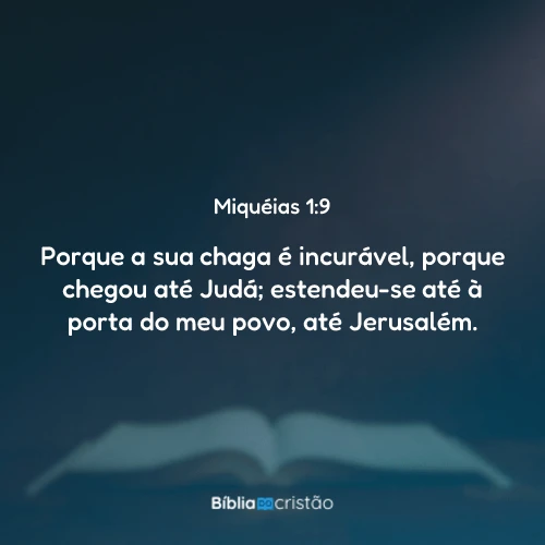 Miquéias 1:9
