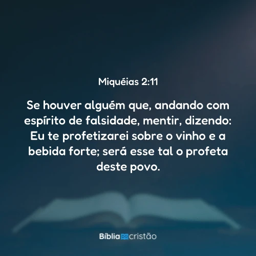 Miquéias 2:11