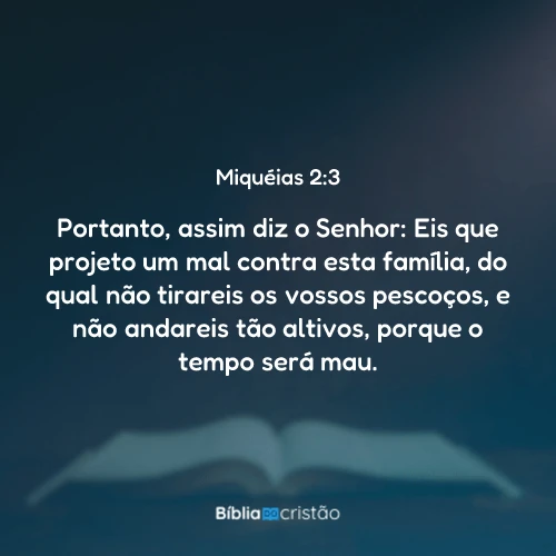 Miquéias 2:3