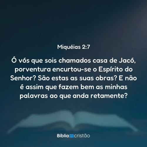 Miquéias 2:7