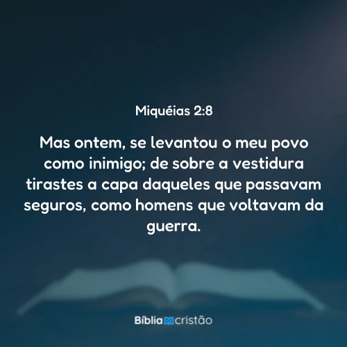 Miquéias 2:8