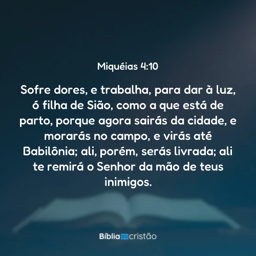 Miquéias 4:10