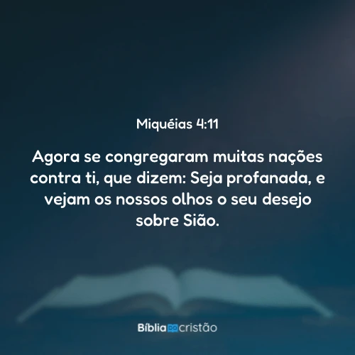 Miquéias 4:11