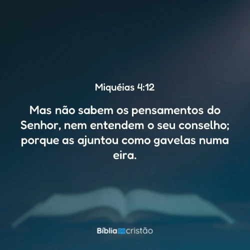 Miquéias 4:12