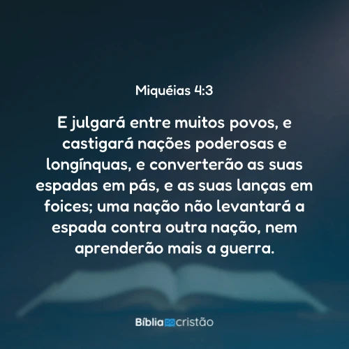 Miquéias 4:3