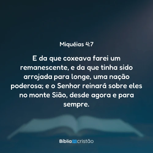 Miquéias 4:7