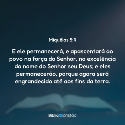 Miquéias 5:4