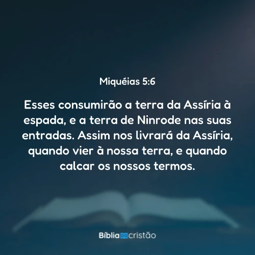 Miquéias 5:6