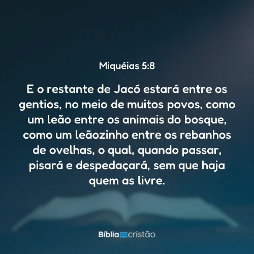 Miquéias 5:8
