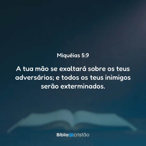 Miquéias 5:9